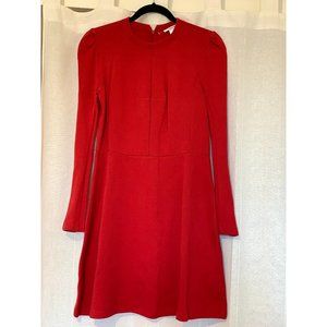 Red Carven A-Line Dress - worn twice!